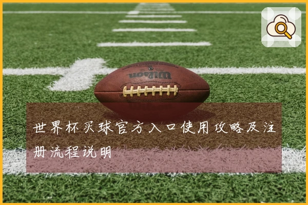 世界杯买球官方入口使用攻略及注册流程说明